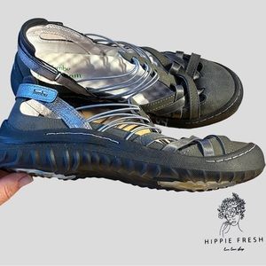 Jambu Women's Chestnut Leather Memory Foam Nubuck Upper Slip On Gray 8 NWOBox